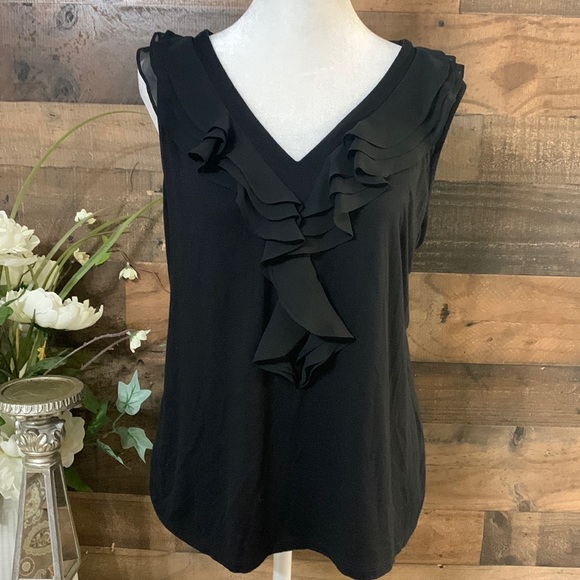Worthington Tops - 🍃🌸 Worthington Sleeveless Blouse Size Large